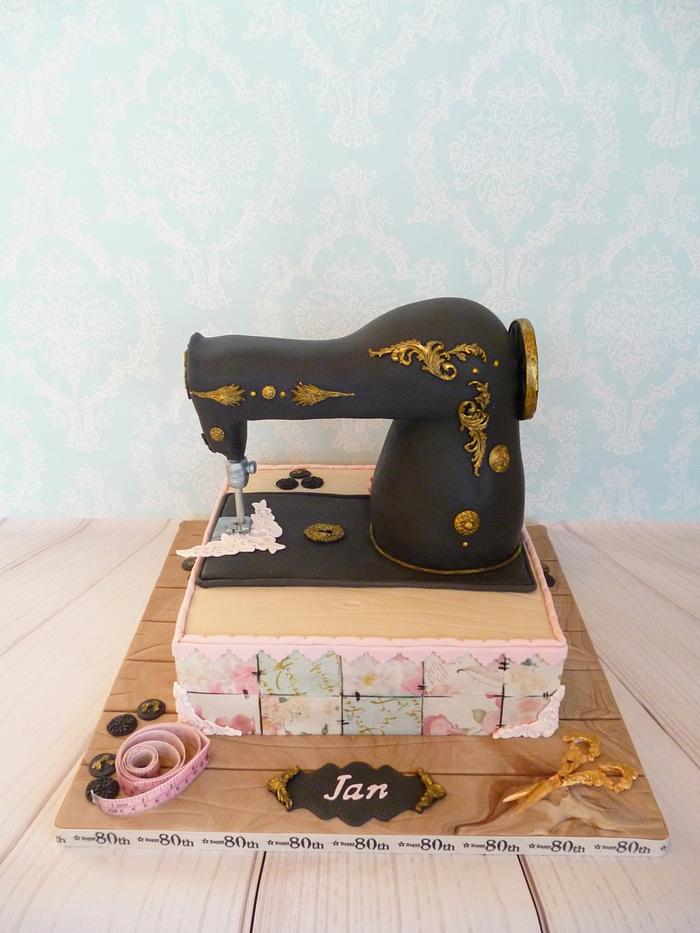 Sewing machine and patchwork 