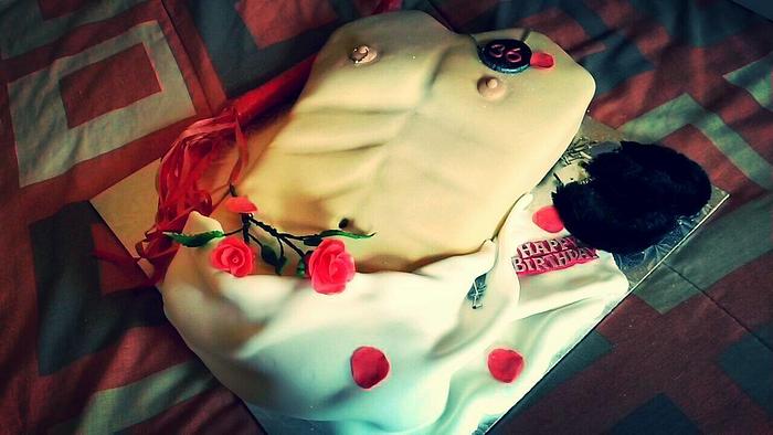 Abs and romance cake