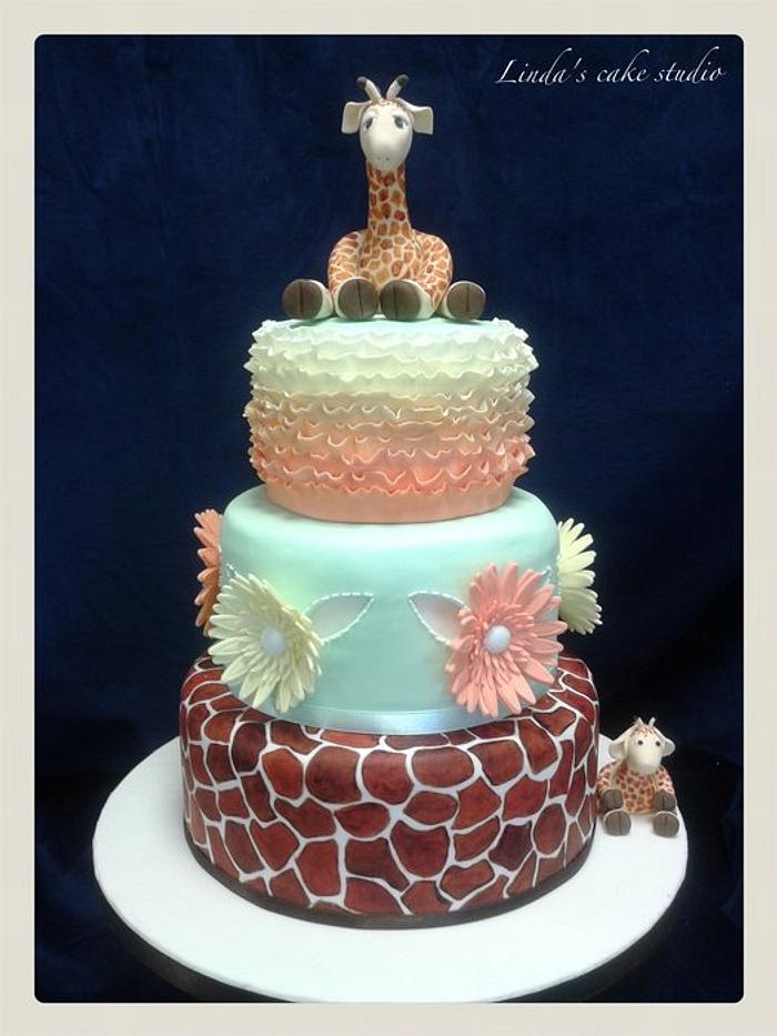 African themed cake