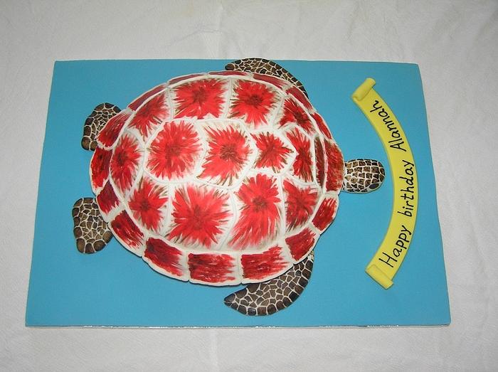 Sea Turtle Cake