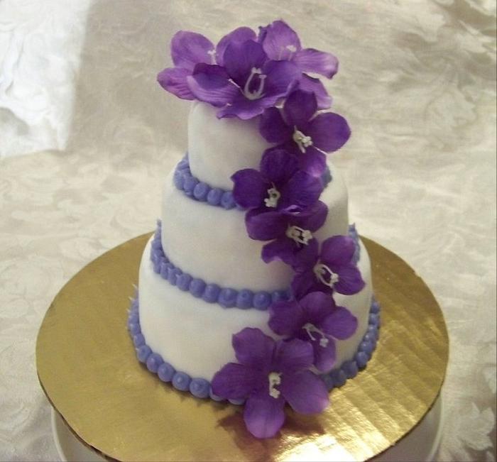 Floral mini cake