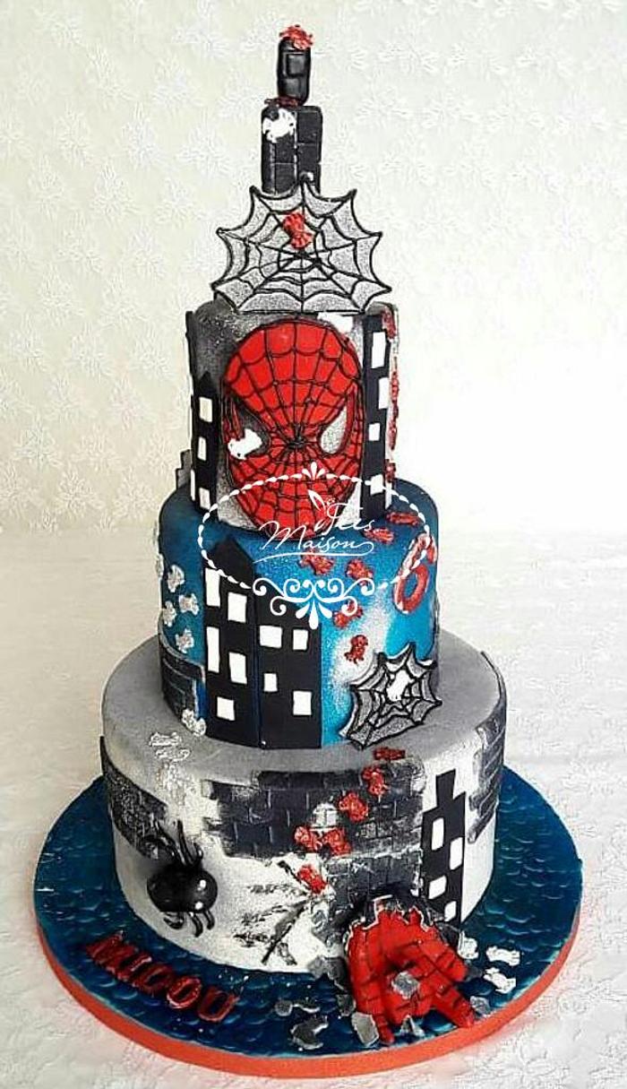Spiderman Birthday Cake - Decorated Cake by My Cake Sweet - CakesDecor-nextbuild.com.vn