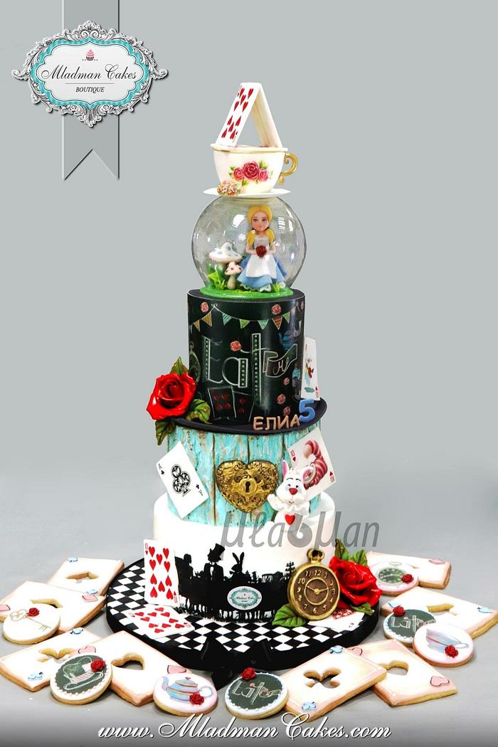 Alice in Wonderland Cake / Торта Алиса в страната на чудесата