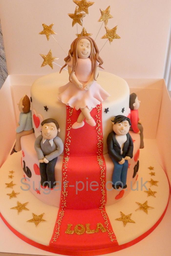 One Direction 'glamour' cake