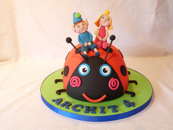 GASTON WITH BEN AND HOLLY CAKE