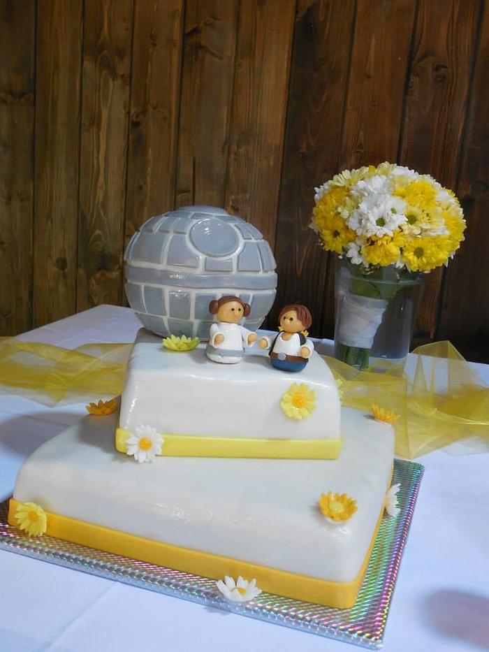 Star Wars wedding cake..