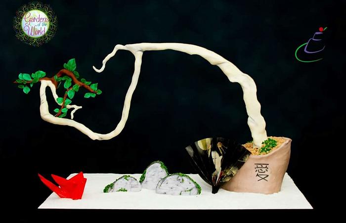 Sharimiki Bonsai Cake, Gardens of the World Collaboration