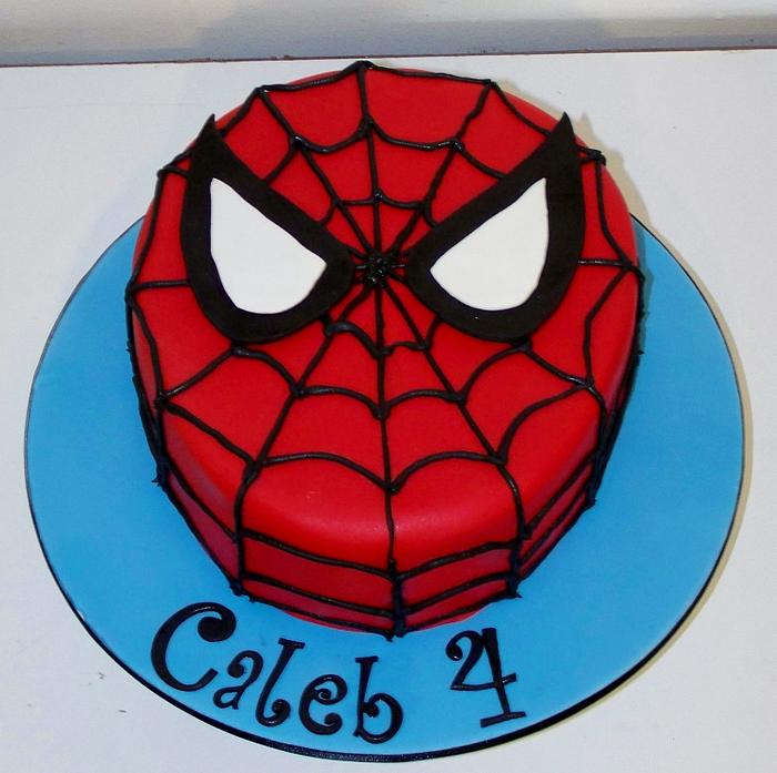 Spiderman Mask Cake