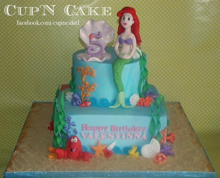 Little Mermaid cake