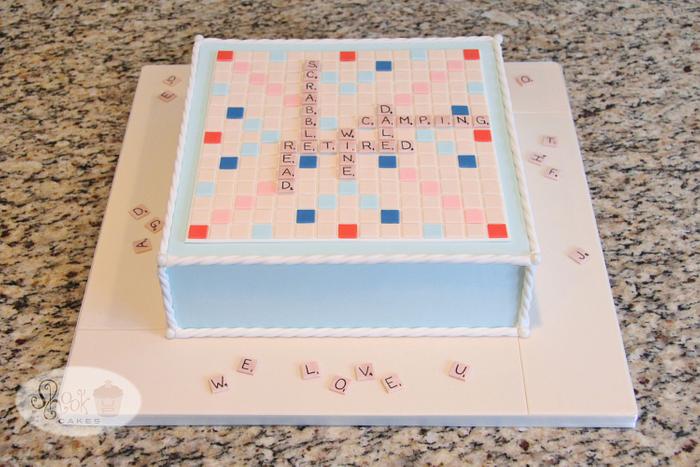 Scrabble Cake!