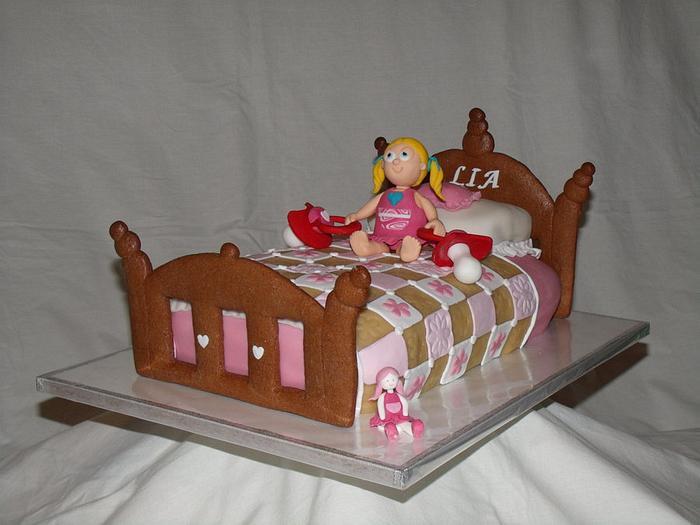 little princess bed cake