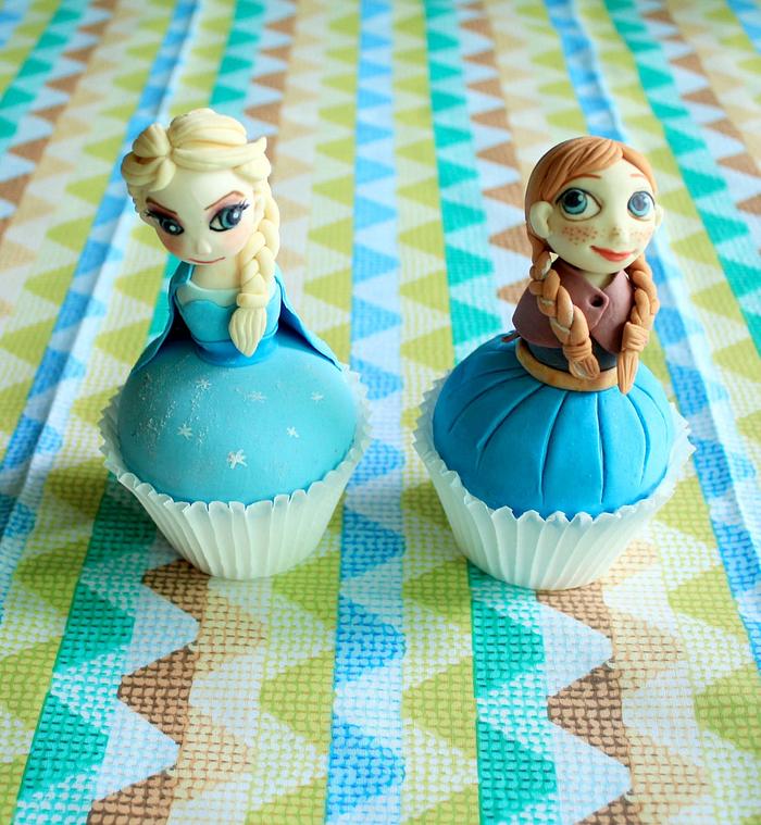 frozen cupcakes!