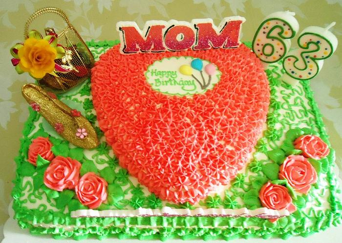 Fashionista Mom's Cake