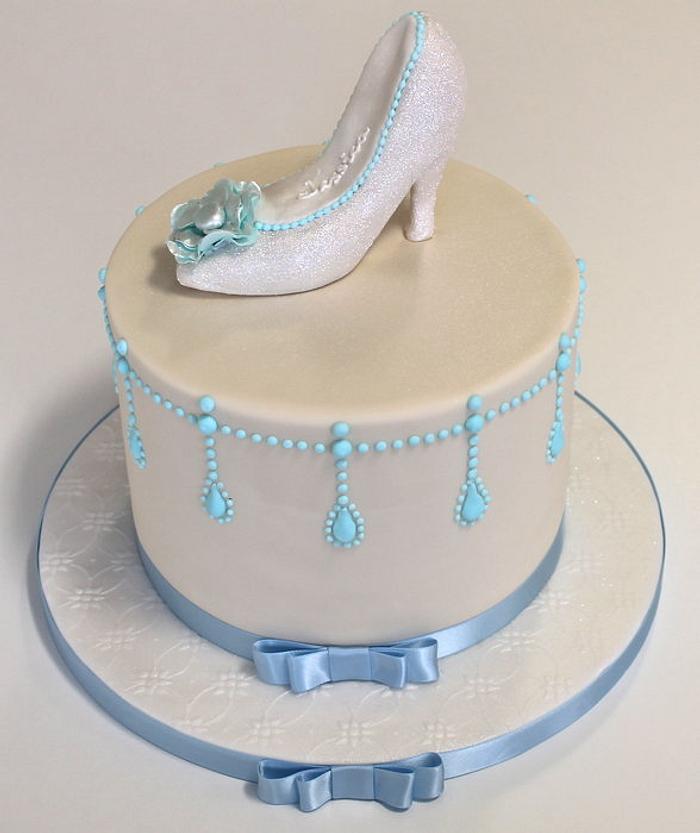Cinderella Shoe Cake