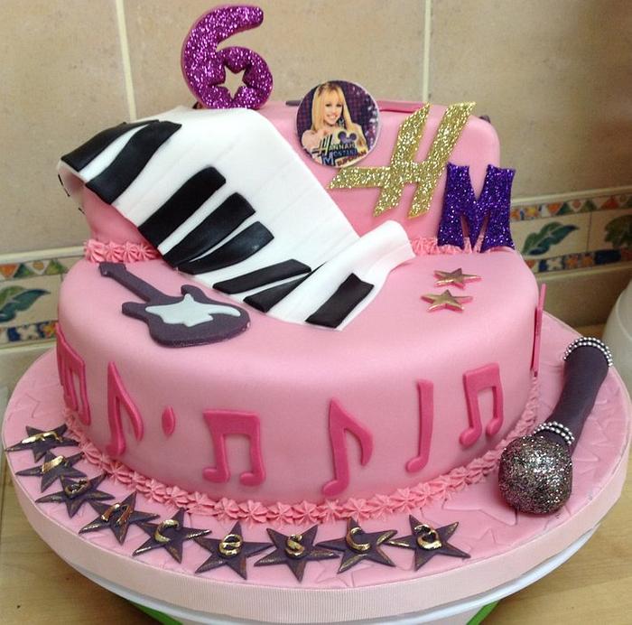 Hannah Montana 6th Birthday Cake