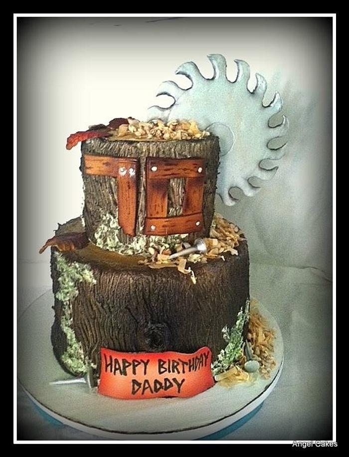Sawmill Birthday Cake