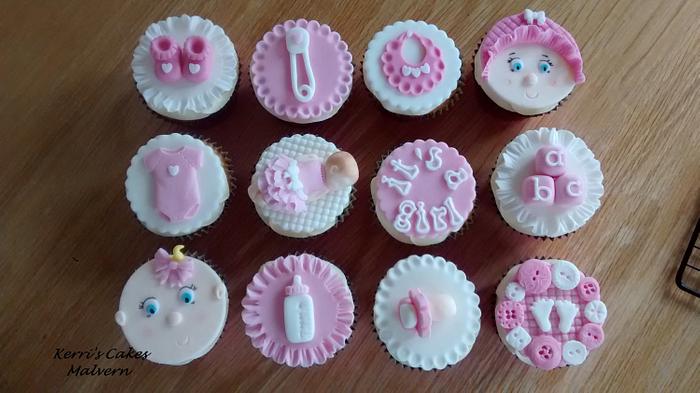 Baby shower cupcakes x