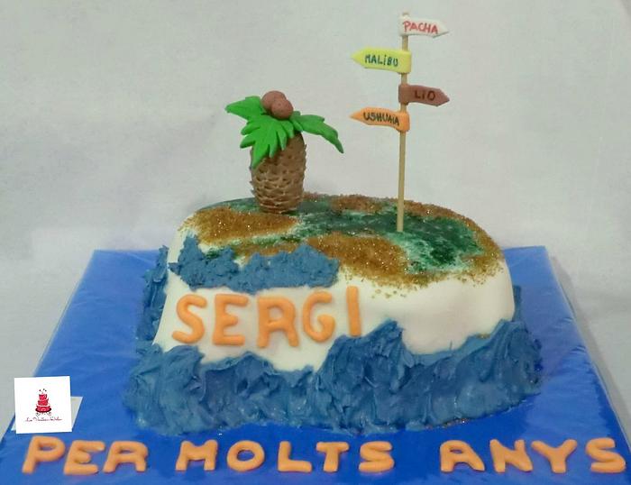 Ibiza Island Cake