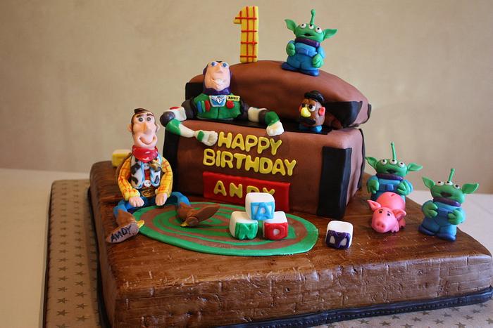 Toy Story 1st Birthday Cake