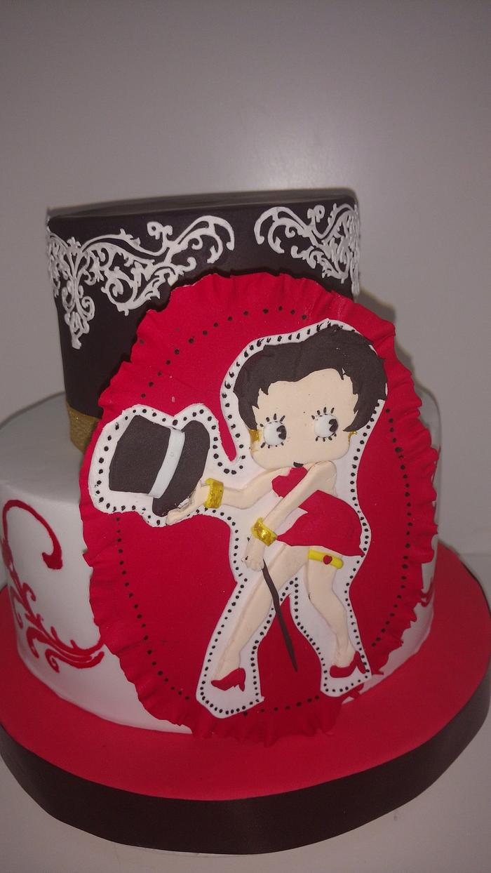 Love Betty Boop - Decorated Cake by Eliss Coll - CakesDecor