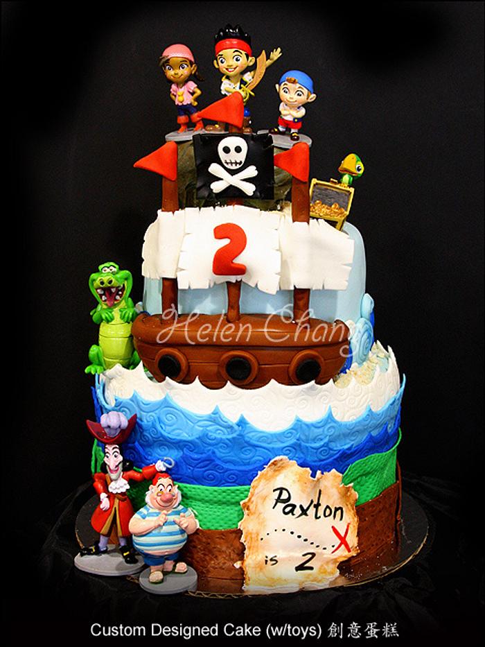 Jack And The Never Land Pirates Theme Cake/Cupcakes