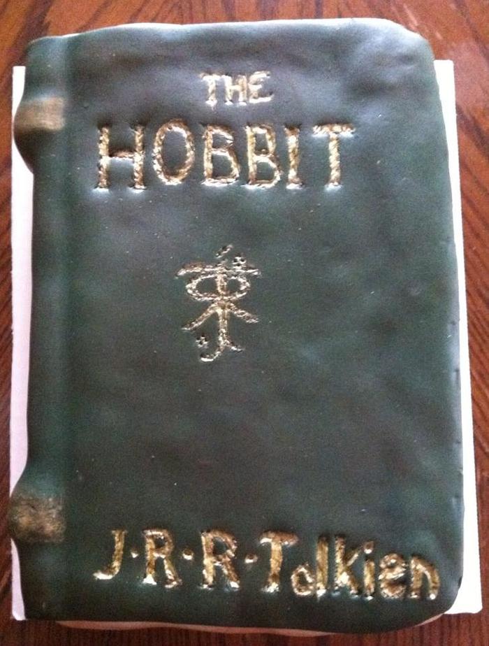 Hobbit book cake