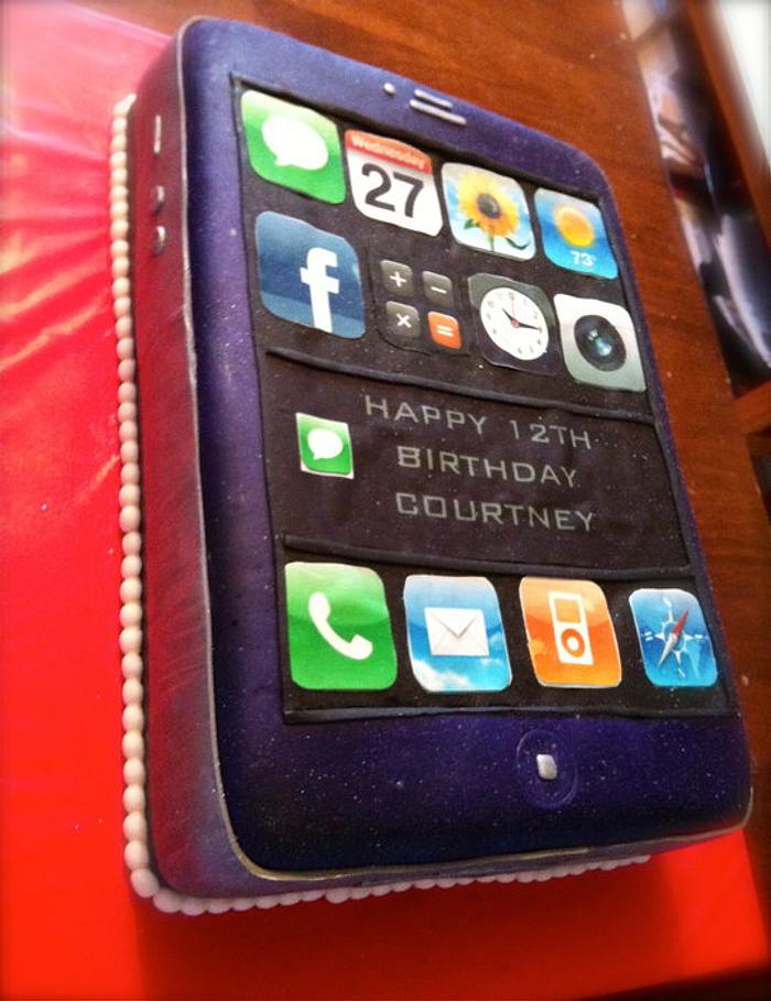iPhone Cake 