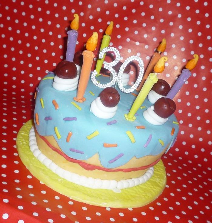 Whimsical birthday cake cake!!