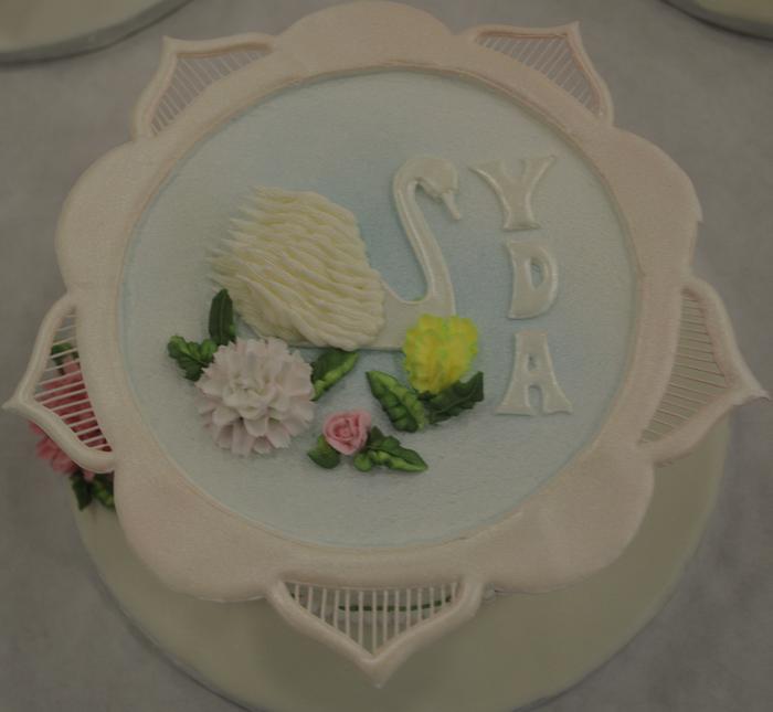 Piping works with royal icing