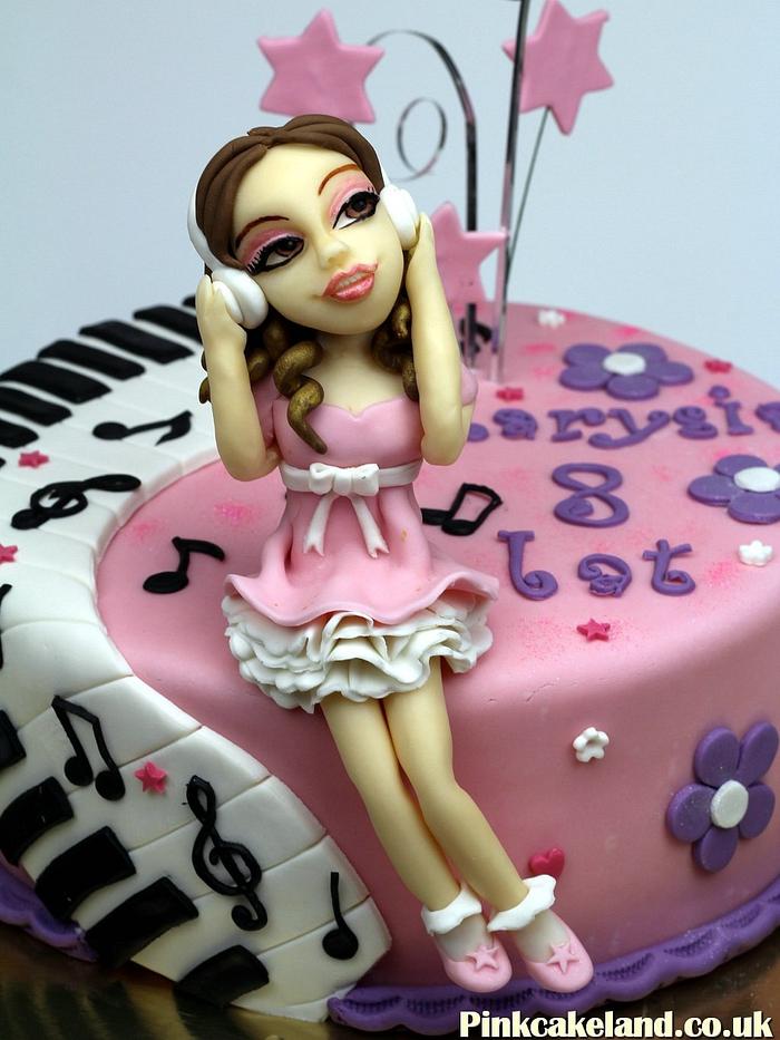 Violetta Birthday Cake