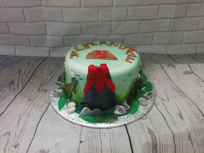 Dinosaure cake