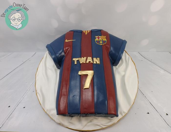 3d FC Barcelona cake