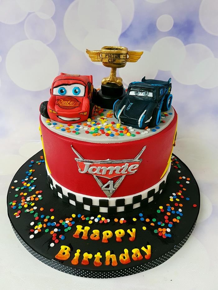 Cars 3 cake for a 4yr old