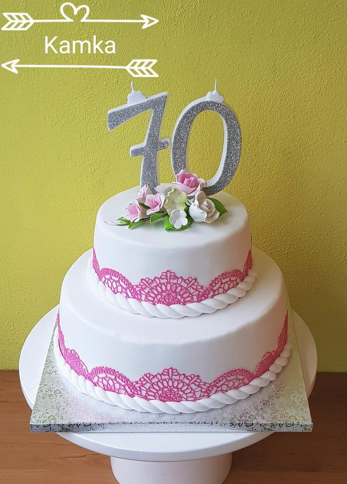 Birthday cake 70