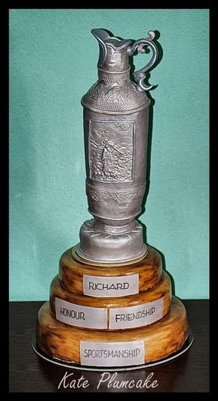 The Claret Jug Golf Trophy