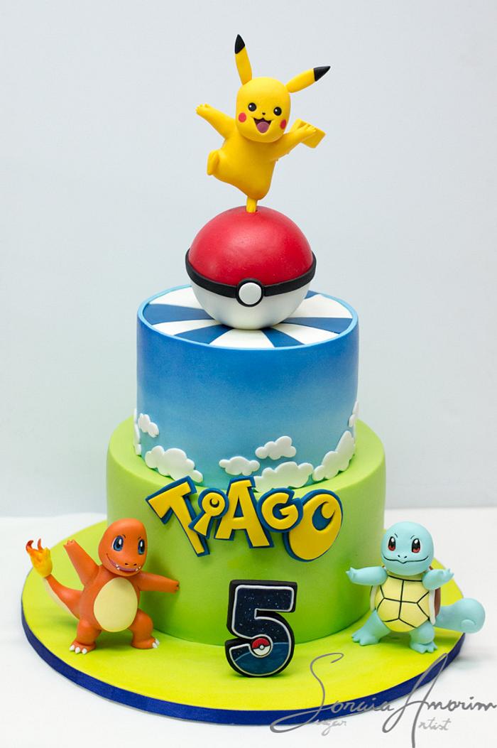 Pokemon Go Cake