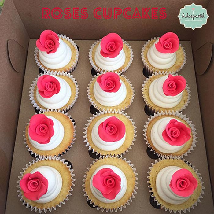 Cupcakes de Rosas