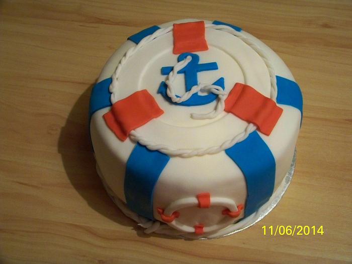 Cake for a sailor.