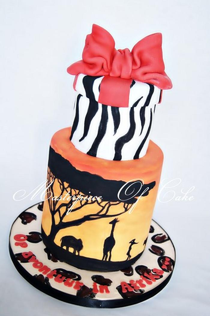 Africa Themed Cake
