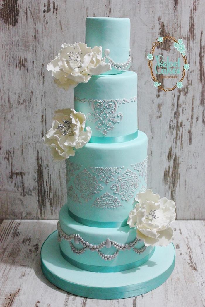 Tiffany Wedding Cake