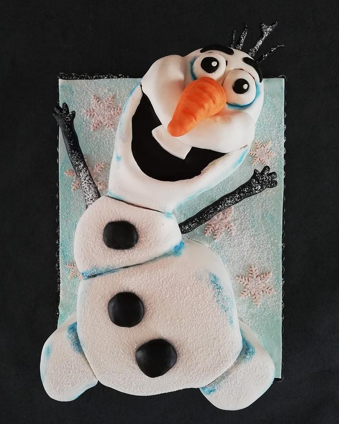 Olaf cake 