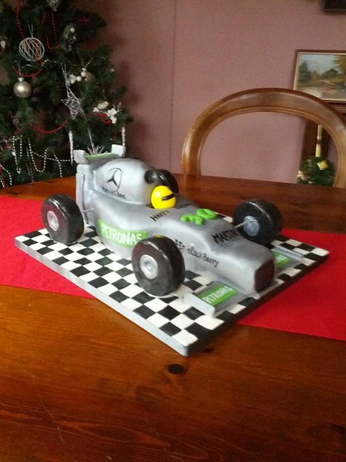Lewis Hamilton Formula 1 cake