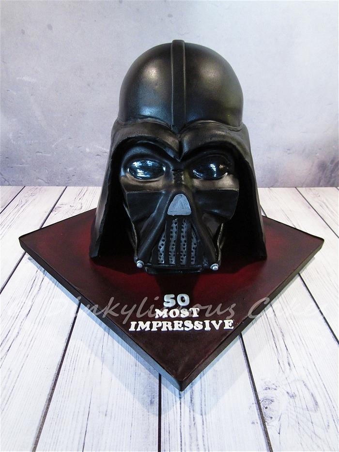 Darth Vader talking cake