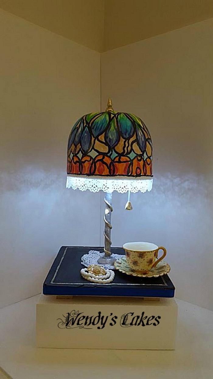Tiffany Style Lamp Cake