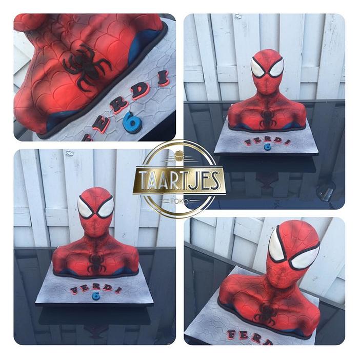 3D spiderman cake 
