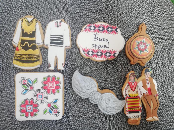 Bulgarian Folklore motifs cookies