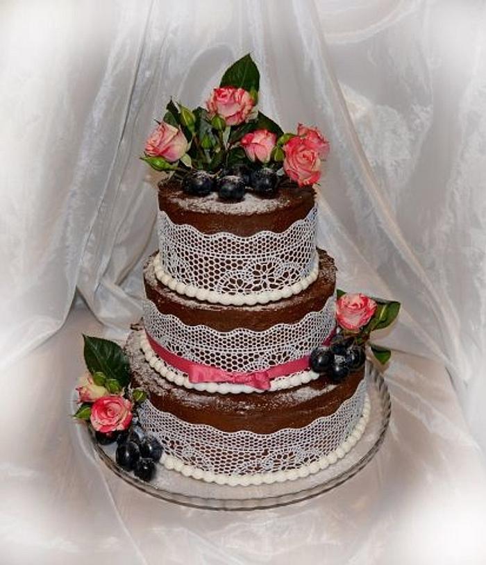 wedding chocolate cake