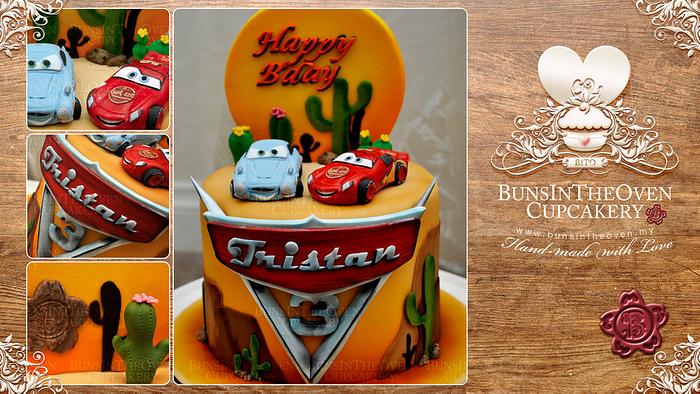 Tristan's Cars Cake