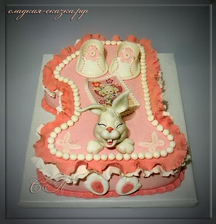 Cake "Edinichka with Bunny"