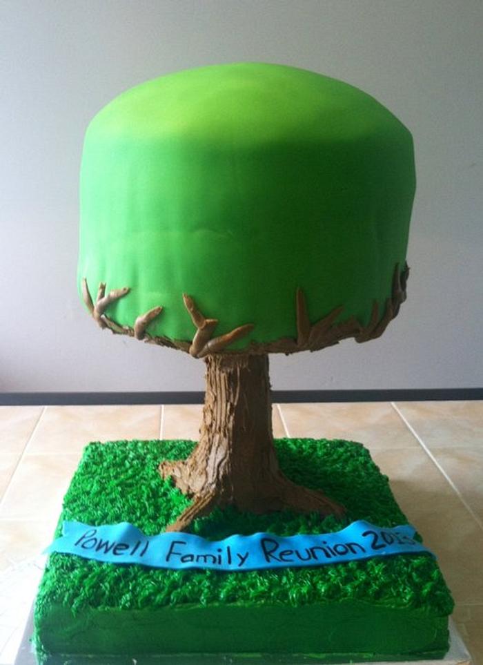 Family Reunion Tree Cake